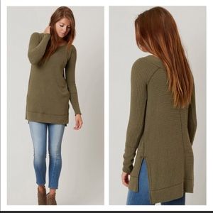 Free People waffle knit sweater